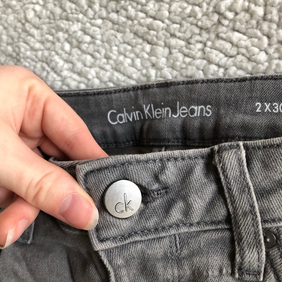 Grey Calvin Klein ultimate skinny jeans - Picture 4 of 10